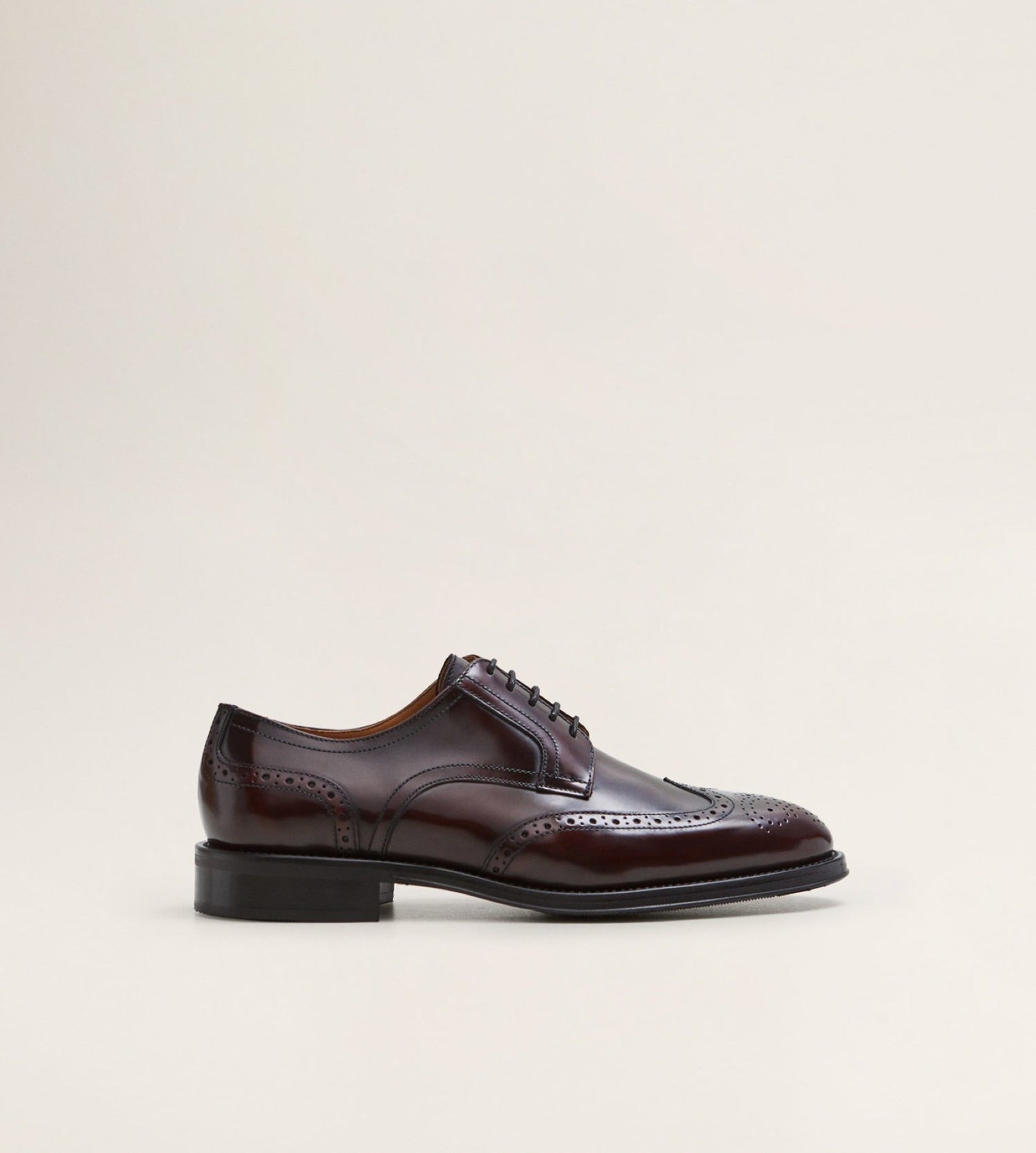 Patent effect leather boots